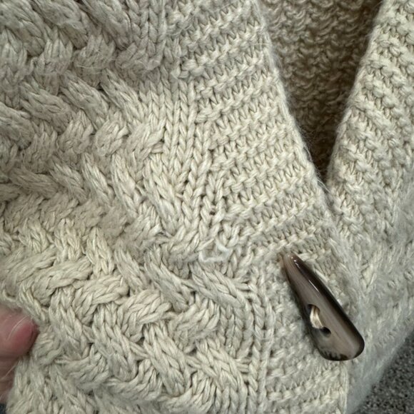 Small - PAMELA LOVE - Oversized Beige Soft Cardigan Rent the Runway $275 msrp - Picture 12 of 12